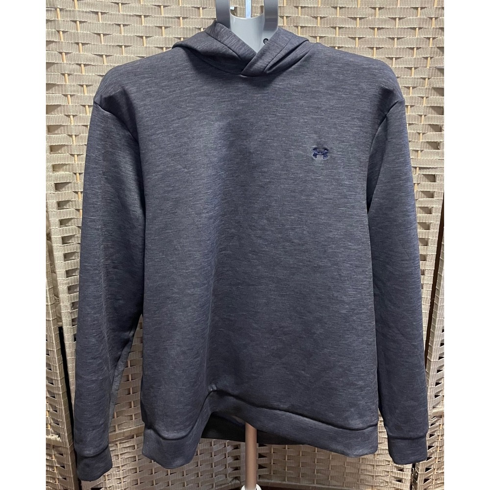 Under Armour Golf Storm Hoodie Mens XL Gray Heather Pullover Sweatshirt